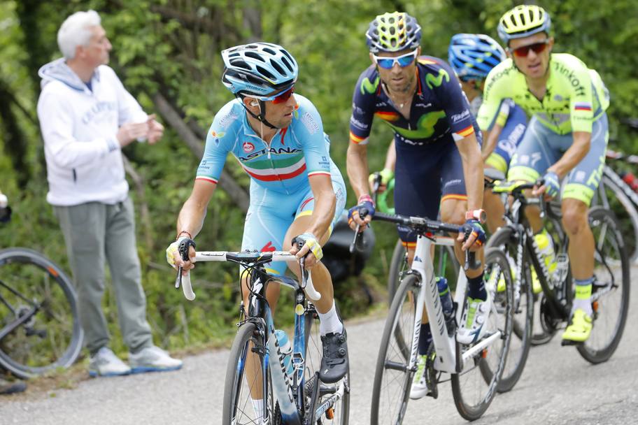 Durante la 13esima tappa del Giro d&#39;Italia, Palmanova-Cividale del Friuli, i big si sono sempre controllati. Bettini